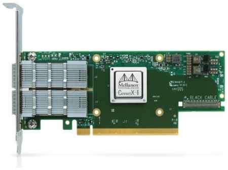 Mellanox MCX653106A-HDAT ConnectX-6 VPI adapter card, HDR IB (200Gb/s) and 200GbE, dual-port QSFP56, PCIe4.0 x16, tall bracket 19848998424665