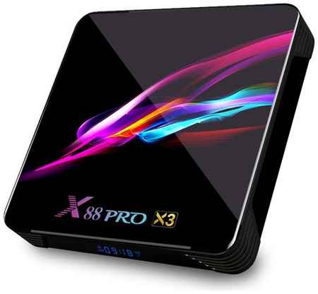 Смарт ТВ приставка DGMedia X88 Pro X3, Андроид медиаплеер 4/32 Гб, Wi-Fi, 4K, Amlogic S905X3 19848999349890