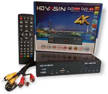 Цифровая ТВ приставка-ресивер DVB-T2 HD Yasin 2022 T777/C+ 4K ТВ тюнер Ресивер Приемник цифрового сигнала 19848999845414