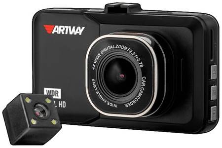 Видеорегистратор Artway AV-394, 2 камеры, черный 198505756262