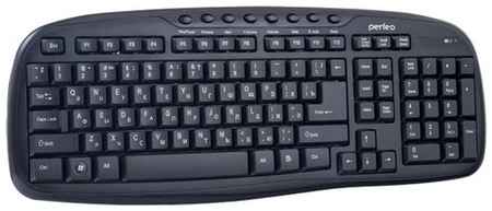 Беспроводная клавиатура Perfeo PF-5000 ELLIPSE Black USB черный 198517493001