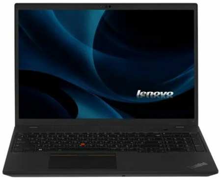 Ноутбук Lenovo ThinkPad T16 G1 Core i5 1235U 8Gb SSD512Gb Intel Iris Xe graphics 16 IPS WUXGA (1920x1200) noOS black WiFi BT Cam (21BV00E5RT) 198521490074