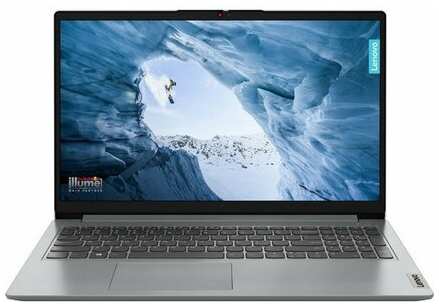 Ноутбук 15.6″ IPS FHD LENOVO IdeaPad 1 (Cel N4020/4Gb/128Gb SSD/VGA int/W11) (82V700DURK)