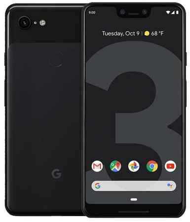 Смартфон Google Pixel 3 XL 4/64 ГБ, 1 nano SIM, Just black 19853102461