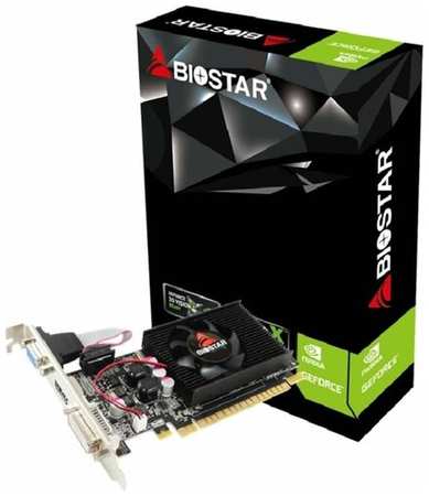 Видеокарта BIOSTAR GeForce GT210, VN2103NHG6, 1Gb DDR3, 64bit, VGA/DVI/HDMI, LP, 1xFan, RTL