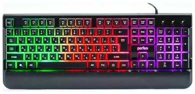 Игровая клавиатура Perfeo WINNER (проводная, USB, подсветка, 104 клавиши) 198543982674