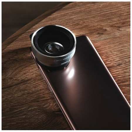 Аксессуары для камеры Без бренда Широкоугольный макрообъектив-линза для телефона 2 в 1, 0.45Х, 37 мм