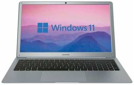 Ноутбук DIGMA EVE C5800 15,6″, Intel Celeron N4020 8 ГБ, SSD 256 Гб, NO DVD, WINDOWS 11 Professional, серый, DN15CN-8CXW02 198562754018