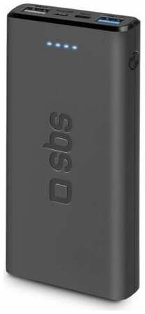 Sbs-mobile SBS Mobile Аккумулятор 10,000 мАч, 2 USB 2.1 A, черный 198563584998