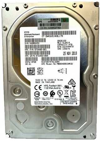Жесткий диск HP 872745-001 4Tb 7200 SAS 3,5″ HDD 198565004749