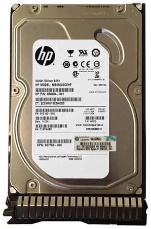 Жесткий диск HP 9YZ162-065 500Gb 7200 SATAII 3.5″ HDD 198565012806