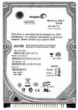 Жесткий диск Seagate ST9100822A 100Gb 4200 IDE 2,5″ HDD