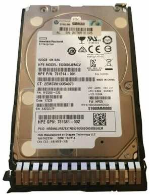 Жесткий диск HP 836628-B21 600Gb 10000 SAS 2,5″ HDD 198565029257