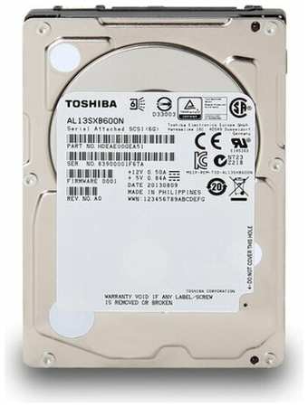 Жесткий диск Toshiba HDEAE00GEA51 600Gb 15000 SAS 2,5″ HDD 198565034525