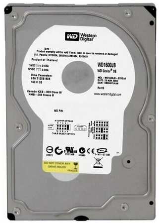 Жесткий диск Western Digital WD1600JB 160Gb 7200 IDE 3.5″ HDD