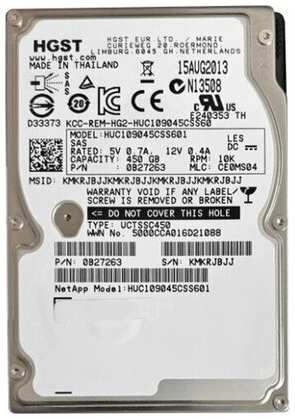Жесткий диск Network Appliance 0B27263 450Gb 10000 SAS 2,5″ HDD 198565038261