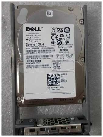 Жесткий диск Dell 7T0DW 600Gb 10000 SAS 2,5″ HDD 198565056531