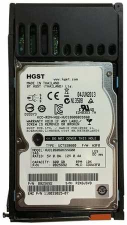 Жесткий диск EMC 118033025-07 600Gb 10000 SAS 2.5″ HDD 198565057815