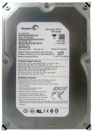 Жесткий диск Seagate ST3400832AS 400Gb SATA 3,5″ HDD