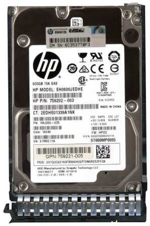 Жесткий диск HP 1MJ200 600Gb 15000 SAS 2,5″ HDD 198565100586