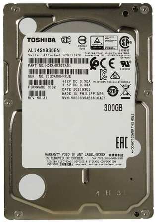 Жесткий диск Toshiba HDEAH03GEA51 300Gb 15000 SAS 2,5″ HDD