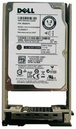 Жесткий диск Dell 0T6TWN 1,2Tb 10000 SAS 2,5″ HDD