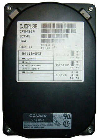Жесткий диск Conner CT215 15Gb 5400 IDE 3.5″ HDD 198565120118