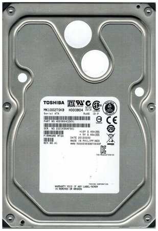 Жесткий диск Toshiba HDD3B04CZK51 1Tb SATAII 3,5″ HDD 198565132265