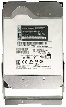 Жесткий диск Lenovo 4XB7A14126 10Tb 7200 SAS 3,5″ HDD