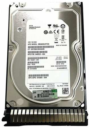 Жесткий диск HP 818367-B21 4Tb 7200 SAS 3,5″ HDD 198565139141