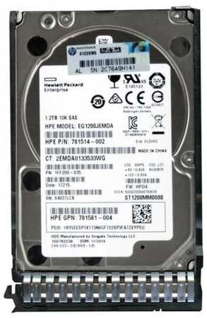 Жесткий диск HP 872737-001 1,2Tb 10000 SAS 2,5″ HDD