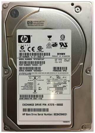 Жесткий диск HP 0950-4132 73Gb U320SCSI 3.5″ HDD 198565168202