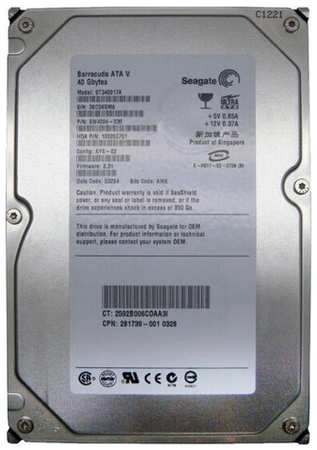 Жесткий диск Seagate 9W4004 40Gb 7200 IDE 3.5″ HDD