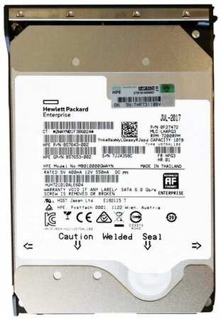 Жесткий диск HP MB010000GWAYN 10Tb 7200 SATAIII 3.5″ HDD 198565185140