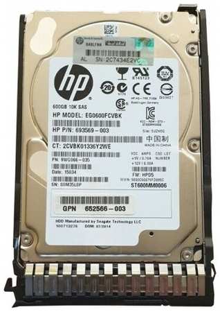 Жесткий диск HP 739461-B21 600GB 10000 SAS 2.5″ HDD 198565189770