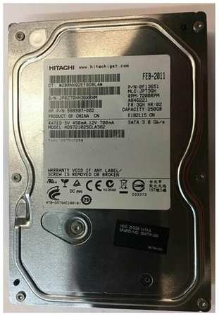 Жесткий диск HP 588597-002 250Gb SATAII 3,5″ HDD 198565193307