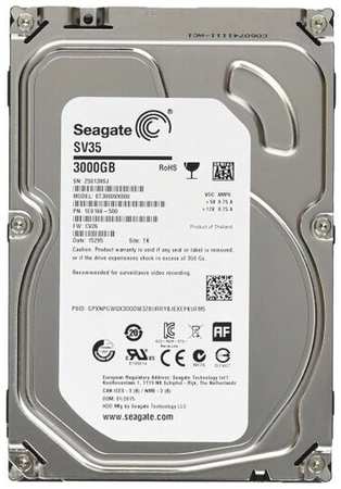 Жесткий диск Seagate 1CU166 3Tb SATAIII 3,5″ HDD 198565194364