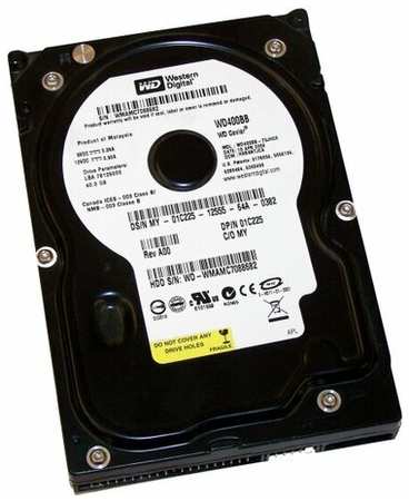 Жесткий диск Western Digital WD400BB 40Gb 7200 IDE 3.5″ HDD 198565247660