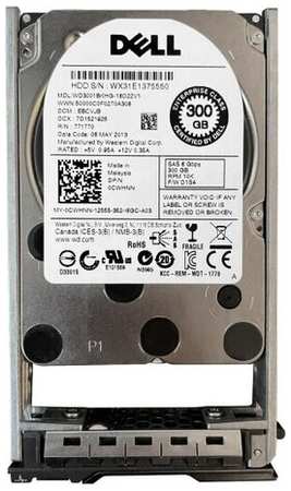 Жесткий диск Dell CWHNN 300Gb SAS 2,5″ HDD 198565441560