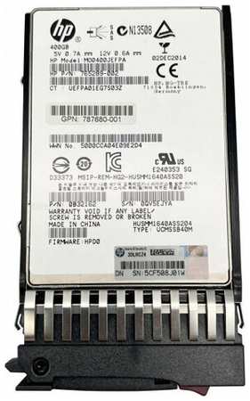 Жесткий диск HP 741231-001 400Gb SAS 2,5″ SSD 198565451063