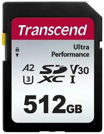 Карта памяти Transcend 512Gb 340S SDXC UHS-I U3 V30 (160/90 MB/s) 198565644210