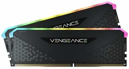 Оперативная память Corsair DDR4 16Gb (2x8Gb) 3600Mhz pc-28800 Vengeance RGB RT CL18 (CMN16GX4M2Z3600C18)