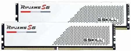 Оперативная память G.skill DDR5 Ripjaws S5 32GB (2x16GB) 6000MHz CL32 (32-38-38-96) 1.35V (F5-6000J3238F16GX2-RS5W) White 198565659620