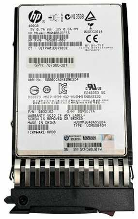 Жесткий диск HP 780431-001 400Gb SAS 2,5″ SSD 198565684293