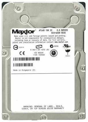 Жесткий диск Maxtor 8K147J0 147Gb U320SCSI 3.5″ HDD 198565808687