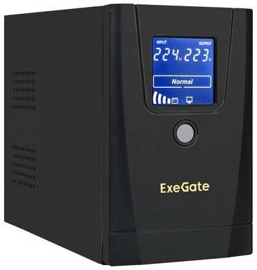 Интерактивный ИБП ExeGate SpecialPro Smart LLB-650 LCD EX292770RUS черный 360 Вт
