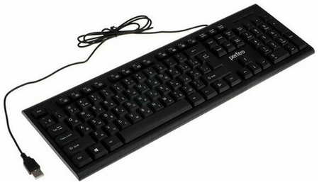 Perfeo Клавиатура ″CLASSIC″, проводная, мембранная, 104 клавиши, USB, чёрная 198567726336