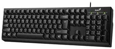 Клавиатура проводная Genius SlimStar 100 black USB (31300005419) 198567895842
