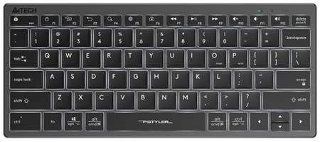 Клавиатура A4TECH Fstyler FX61 серый/белый 198567898445