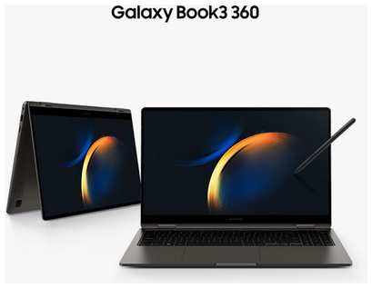 13.3″ ноутбук Samsung Galaxy Book3 360 13 Graphite NP730QFG-KA1US FHD [1920х1080] i7 1360P 16 Gb LPDDR4 512GB SSD NVMe Intel Iris Xe Graphics 198571961214
